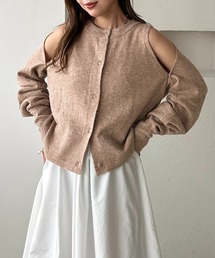 【apres jour clair】2way肩開きデザインボレロトップス【ZOZOTOWN限定アイテム】