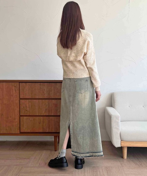 apres jour clair(アプレジュールクレア)の「【apres jour clair】2way肩開きデザインボレロトップス【ZOZOTOWN限定アイテム】(ニット/セーター・レディース・ピンクベージュ/アイボリー・フリー/X-LARGE)」の7枚目の写真
