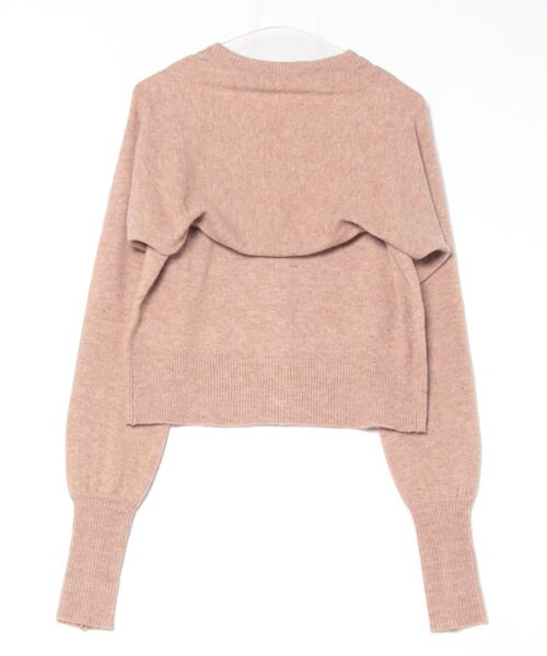 apres jour clair(アプレジュールクレア)の「【apres jour clair】2way肩開きデザインボレロトップス【ZOZOTOWN限定アイテム】(ニット/セーター・レディース・ピンクベージュ/アイボリー・フリー/X-LARGE)」の16枚目の写真