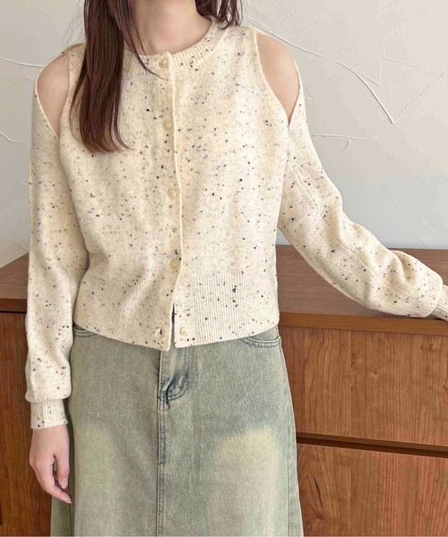 apres jour clair(アプレジュールクレア)の「【apres jour clair】2way肩開きデザインボレロトップス【ZOZOTOWN限定アイテム】(ニット/セーター・レディース・ピンクベージュ/アイボリー・フリー/X-LARGE)」の22枚目の写真