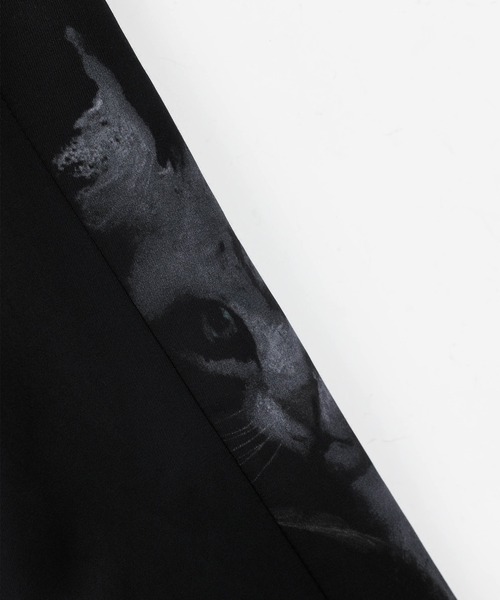 LAD MUSICIAN(ラッドミュージシャン)の「PAINT ROSE + CAT SOUVENIR JACKET(スカジャン・メンズ・ブラック×ベージュ/ブラック系その他・46/44/42)」の19枚目の写真