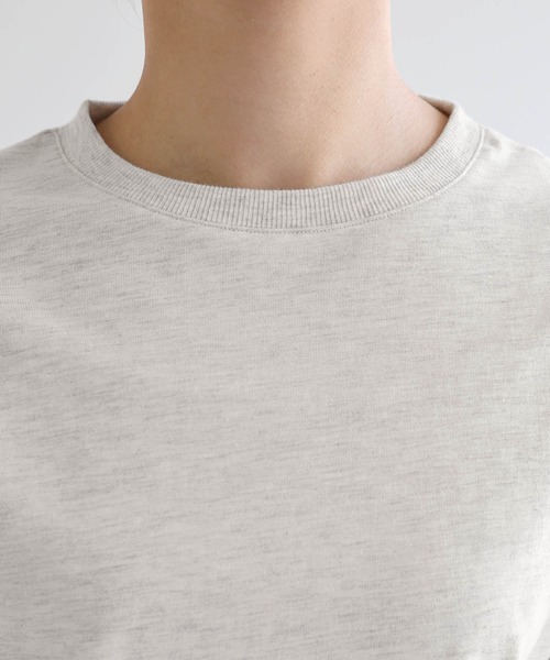 Freesia by andme(フリージアバイアンドミー)の「バックオープンレイヤードトップス(Tシャツ/カットソー・レディース・オフホワイト/ブラック/ピンク/オートミール・FREE)」の19枚目の写真