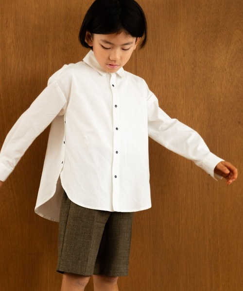 LOWRYS FARM(ローリーズファーム)の「ベーシックアソートシャツ 288872(シャツ/ブラウス・キッズ・ホワイト/ホワイト系その他/ホワイト系その他2・110cm/120cm/130cm/140cm/150cm)」の9枚目の写真