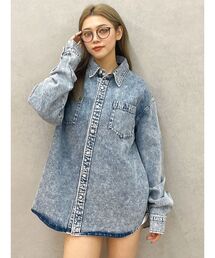 GYDA | ケミカルデニムLOOSEシャツ(シャツ/ブラウス)