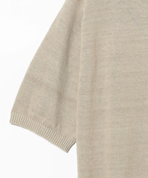 BEAMS PLUS（ビームスプラス）の「ヘンプ ニット ポロシャツ（ポロシャツ・メンズ・ライトグレー/ネイビー/ベージュ/ダークグリーン/ブラック・XL/M/S/L）」の9枚目の写真