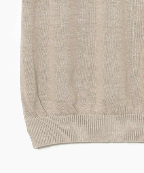 BEAMS PLUS（ビームスプラス）の「ヘンプ ニット ポロシャツ（ポロシャツ・メンズ・ライトグレー/ネイビー/ベージュ/ダークグリーン/ブラック・XL/M/S/L）」の10枚目の写真