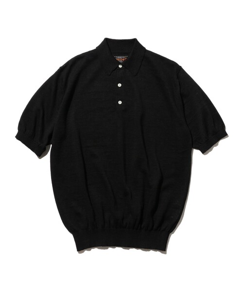 BEAMS PLUS（ビームスプラス）の「ヘンプ ニット ポロシャツ（ポロシャツ・メンズ・ライトグレー/ネイビー/ベージュ/ダークグリーン/ブラック・XL/M/S/L）」の13枚目の写真