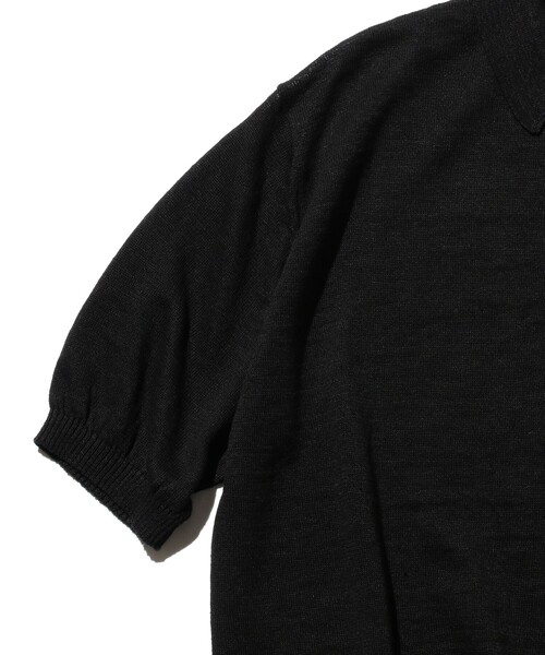 BEAMS PLUS（ビームスプラス）の「ヘンプ ニット ポロシャツ（ポロシャツ・メンズ・ライトグレー/ネイビー/ベージュ/ダークグリーン/ブラック・XL/M/S/L）」の15枚目の写真