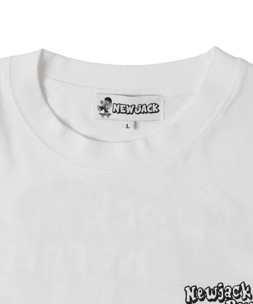 NEW JACK（ニュージャック）の「∴WEGO/別注NEW JACKグラフィックロンT（Tシャツ/カットソー・メンズ・ブラック/ホワイト・MEDIUM/LARGE）」の19枚目の写真