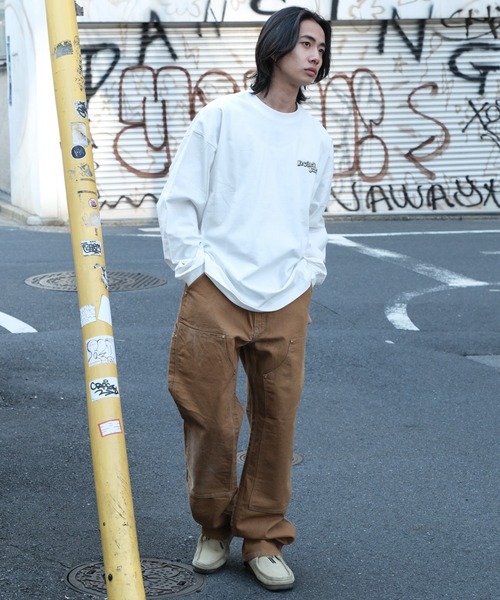 NEW JACK（ニュージャック）の「∴WEGO/別注NEW JACKグラフィックロンT（Tシャツ/カットソー・メンズ・ブラック/ホワイト・MEDIUM/LARGE）」の3枚目の写真