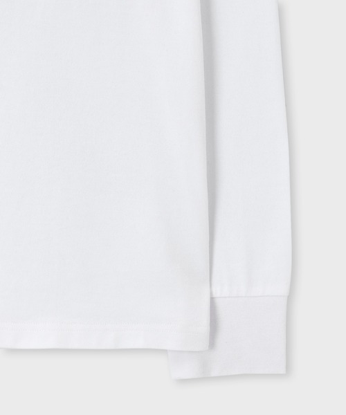 Psycho Bunny（サイコバニー）の「モザイクアウトラインバニー ロングスリーブTシャツ（Tシャツ/カットソー・メンズ・ホワイト/ブラック・SMALL/MEDIUM/LARGE/X-LARGE）」の9枚目の写真