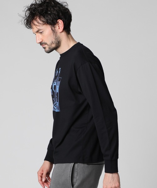 Psycho Bunny（サイコバニー）の「モザイクアウトラインバニー ロングスリーブTシャツ（Tシャツ/カットソー・メンズ・ホワイト/ブラック・SMALL/MEDIUM/LARGE/X-LARGE）」の11枚目の写真