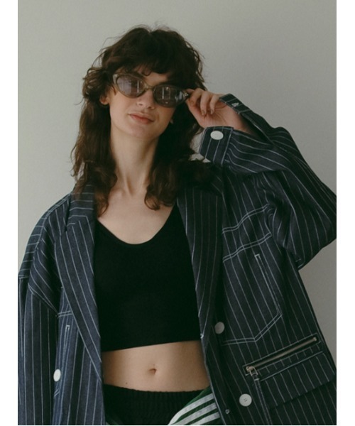 AMAIL（アマイル）の「CLEAR FRAME サングラス（サングラス・レディース・ブラウン/ブラック・FREE）」の7枚目の写真