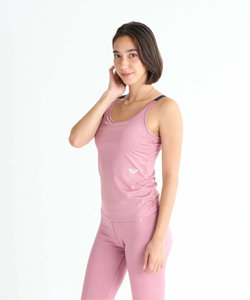 ROXY（ロキシー）の「MY 1ST ROXY TANK /ロキシー水陸両用カップ付きタンクトップ（タンクトップ・レディース・ブラック/グレー/ピンク/グリーン・SMALL/MEDIUM/LARGE）」の4枚目の写真