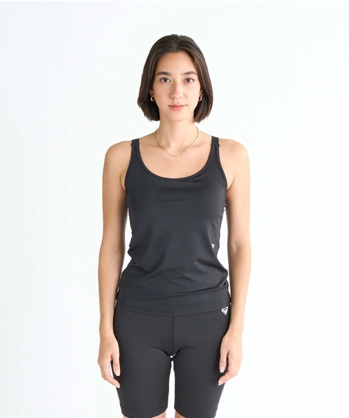 ROXY（ロキシー）の「MY 1ST ROXY TANK /ロキシー水陸両用カップ付きタンクトップ（タンクトップ・レディース・ブラック/グレー/ピンク/グリーン・SMALL/MEDIUM/LARGE）」の8枚目の写真