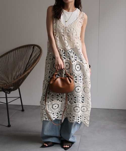 model：156cm 着用サイズ：FREE