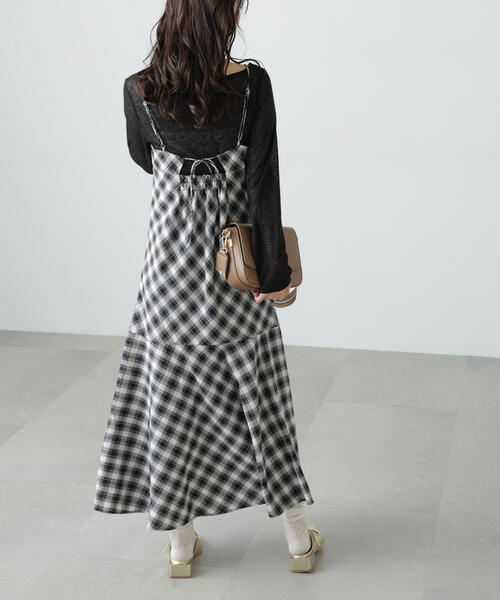 FREE'S MART（フリーズマート）の「◆【3サイズ展開XS-M】2ストラップマーメイドキャミワンピース【低身長サイズ有】（ワンピース・レディース・ブラック系その他2/ブラウン系その他/ブラック系その他/ブラック・SMALL/MEDIUM/X-SMALL）」の17枚目の写真