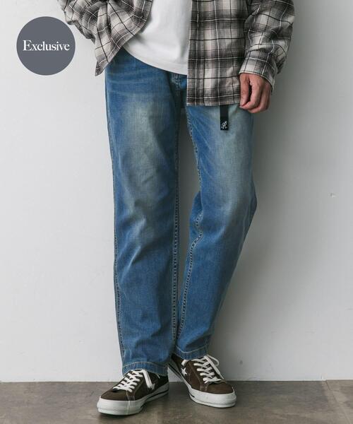 Gramicci（グラミチ）の「『別注』Gramicci　Mountain Tuck Pants（デニムパンツ・メンズ・ブラック/インディゴブルー/ライトインディゴブルー/ワンウォッシュ・SMALL/X-LARGE/LARGE/MEDIUM）」の3枚目の写真