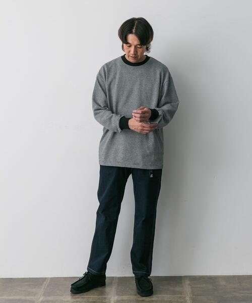 Gramicci（グラミチ）の「『別注』Gramicci　Mountain Tuck Pants（デニムパンツ・メンズ・ブラック/インディゴブルー/ライトインディゴブルー/ワンウォッシュ・SMALL/X-LARGE/LARGE/MEDIUM）」の8枚目の写真