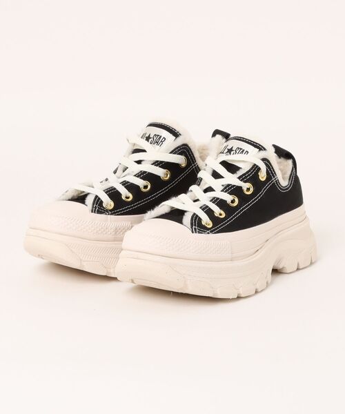 CONVERSE（コンバース）の「【CONVERSE】コンバース ALL STAR R TREKWAVE BOA OX（オールスターR トレックウェーブ ボア OX）（スニーカー・レディース・クリーム/ブラック・4/4.5/5/5.5）」の2枚目の写真