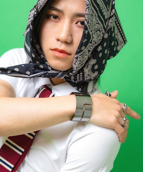 【Sixx】Rooster King & Co. バングル ブレスレット Rooster King &Co ROOSTER KING and CO. STUDS LEATHER BANGLE