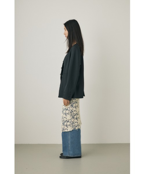 M_（エムアンダーバー）の「【M_】【セットアップ対応】RE POLYESTER 2WAY ジャケット（テーラードジャケット・レディース・ライトカーキ/ブラック/カーキ・1/2）」の22枚目の写真