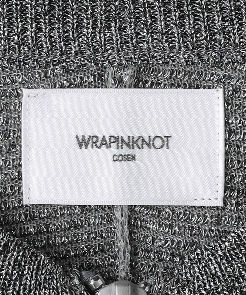 セール】＜WRAPINKNOT＞シャイニー ジップ カーディガン