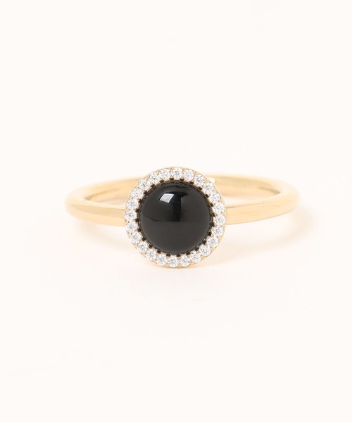 Daniel Wellington(ダニエルウェリントン)の「Audrey Ring Black Agathe ブラックアゲート 天然石リング ローズゴールド/ゴールド/シルバー(リング・レディース・シルバー/ピンクゴールド/イエローゴールド・58/56/54/52/50/48/62/60)」の3枚目の写真