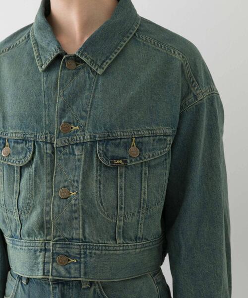 SENSE OF PLACE by URBAN RESEARCH（センスオブプレイスバイアーバンリサーチ）の「『別注』Lee101×SENSE OF PLACE　JACKET（デニムジャケット・レディース・グリーン系その他/ブラウン系その他・FREE）」の8枚目の写真