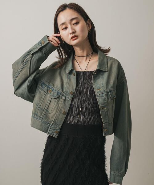SENSE OF PLACE by URBAN RESEARCH（センスオブプレイスバイアーバンリサーチ）の「『別注』Lee101×SENSE OF PLACE　JACKET（デニムジャケット・レディース・グリーン系その他/ブラウン系その他・FREE）」の12枚目の写真