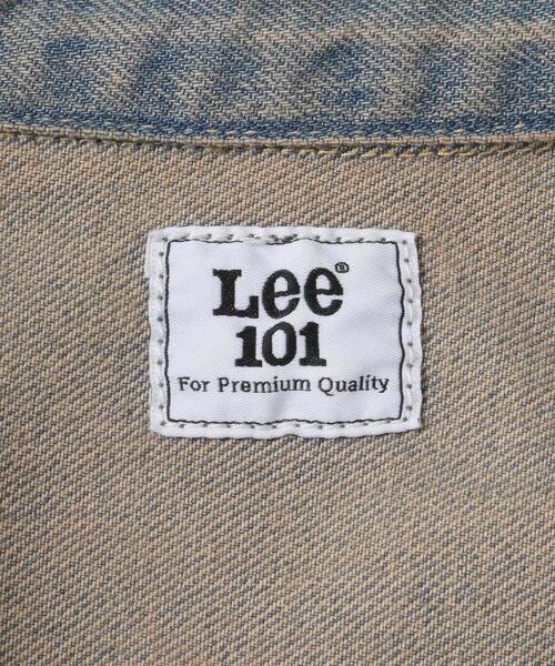SENSE OF PLACE by URBAN RESEARCH（センスオブプレイスバイアーバンリサーチ）の「『別注』Lee101×SENSE OF PLACE　JACKET（デニムジャケット・レディース・グリーン系その他/ブラウン系その他・FREE）」の4枚目の写真