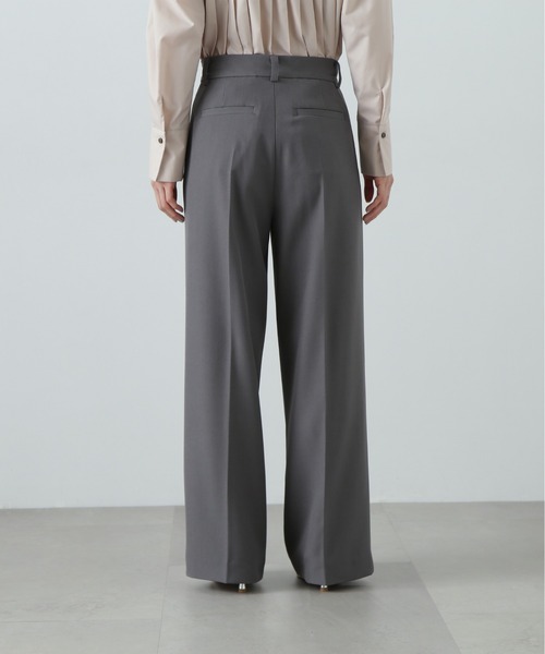 N.（N. Natural Beauty Basic）（エヌエヌナチュラルビューティーベーシック）の「スラックスワイドパンツ（スラックス・レディース・イエロー/ブラウン/グレー・SMALL/MEDIUM）」の15枚目の写真