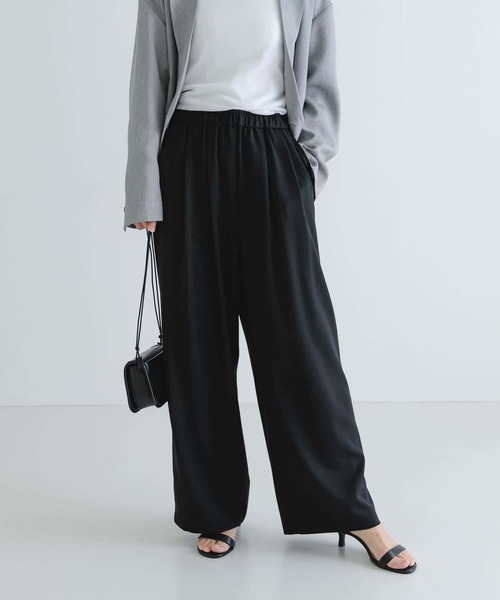 タックギャザーストレートパンツ（その他パンツ）｜URBAN