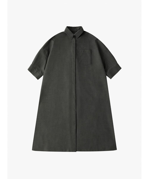 Mackintosh(マッキントッシュ)の「TERREGLES(シャツワンピース・レディース・ベージュ/トップグレー・6)」の2枚目の写真