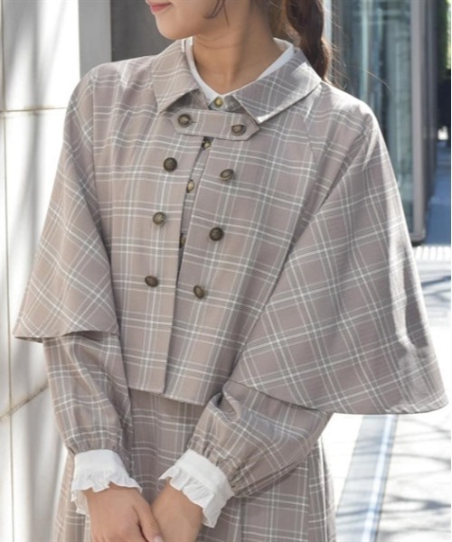 ナポレオンケープジャケット（テーラードジャケット）｜axes femme