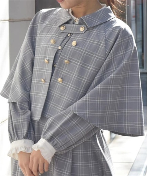 専用 ARMANI グレー ケープジャケット　ジャケット 専用 ARMANI グレー ケープジャケット ジャケット