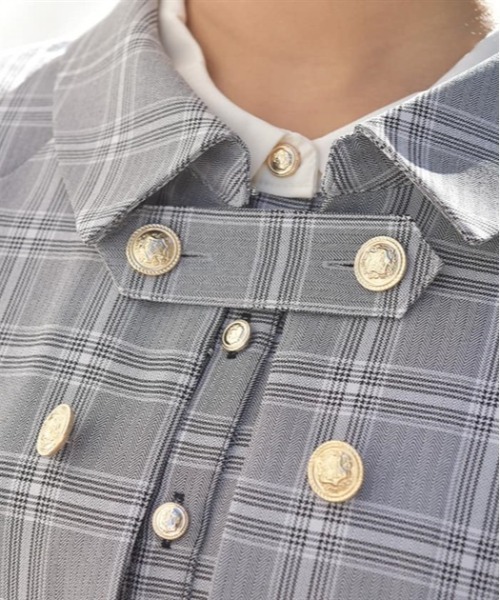 axes femme（アクシーズファム）の「ナポレオンケープジャケット（テーラードジャケット・レディース・グレー/ブラウン/ブラック/カーキ・FREE）」の8枚目の写真