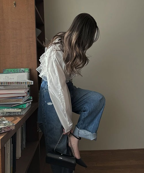 WILLFULLY（ウィルフリー）の「organdy frill layered point gather