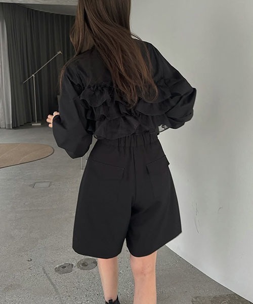 WILLFULLY（ウィルフリー）の「organdy frill layered point gather