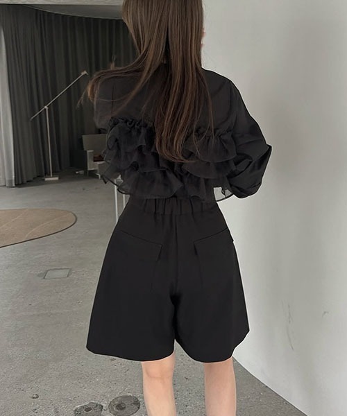 WILLFULLY（ウィルフリー）の「organdy frill layered point gather