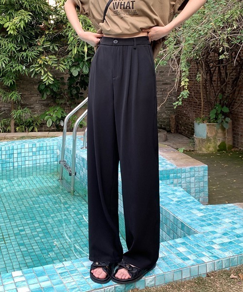 SallyLunn(サリーラン)の「スラックスハイウエストパンツ(スラックス・レディース・ピンク/ホワイト/ブラック・MEDIUM/LARGE)」の8枚目の写真