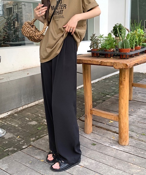 SallyLunn(サリーラン)の「スラックスハイウエストパンツ(スラックス・レディース・ピンク/ホワイト/ブラック・MEDIUM/LARGE)」の9枚目の写真