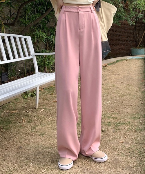 SallyLunn(サリーラン)の「スラックスハイウエストパンツ(スラックス・レディース・ピンク/ホワイト/ブラック・MEDIUM/LARGE)」の10枚目の写真