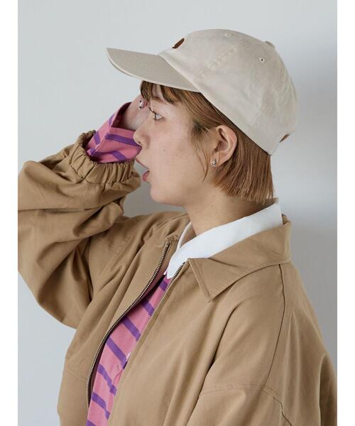 ehka sopo（エヘカソポ）の「ジップアップブルゾン（ブルゾン・レディース・カーキ/キナリ/ベージュ・F）」の12枚目の写真