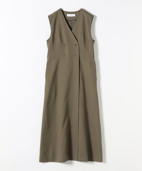 quaranciel(カランシエル)の「quaranciel: Vカラー ロング ジレ ワンピース(ワンピース・レディース・ネイビー/カーキ・ONE SIZE)」の19枚目の写真
