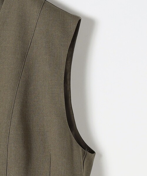 quaranciel(カランシエル)の「quaranciel: Vカラー ロング ジレ ワンピース(ワンピース・レディース・ネイビー/カーキ・ONE SIZE)」の22枚目の写真