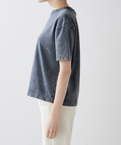 Whim Gazette（ウィムガゼット）の「Sulfur dyeing Tシャツ（Tシャツ/カットソー・レディース・グレー/ブラウン・FREE）」の10枚目の写真