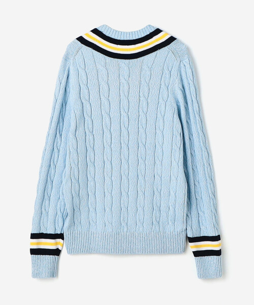 Brooks Brothers / ブルックス ブラザーズ コットン オーバーサイズ Vネックセーター Brooks Brothers｜コットン オーバーサイズ Vネックセーター