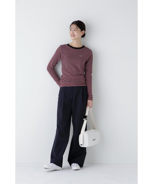 MILLER(ミラー)の「◆【Millerコラボ】パネルリブロングスリーブTシャツ(Tシャツ/カットソー・レディース・ケリーグリーン/ブラック系その他3/ブルー系その他3/レッド系その他4・MEDIUM)」の16枚目の写真