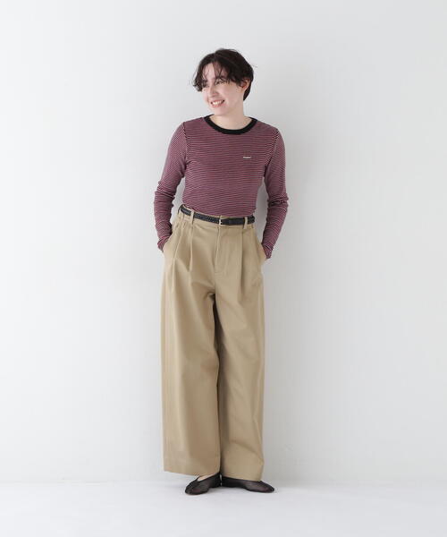 MILLER(ミラー)の「◆【Millerコラボ】パネルリブロングスリーブTシャツ(Tシャツ/カットソー・レディース・ケリーグリーン/ブラック系その他3/ブルー系その他3/レッド系その他4・MEDIUM)」の17枚目の写真